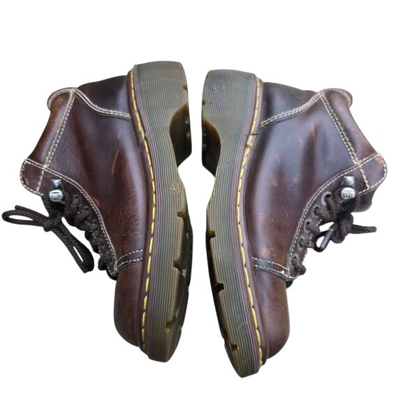 Dr. Martens 8542 Brown Leather Boots Made in England Chunky Workwear Gorpcore W6 - Picture 6 of 13